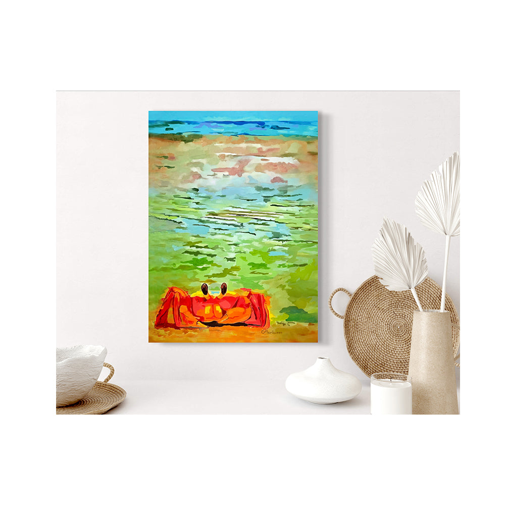 Impression sur toile giclée - CRUSTACÉ - CRABE - Reproduction sur toile montée sur châssis Ghost Crab II